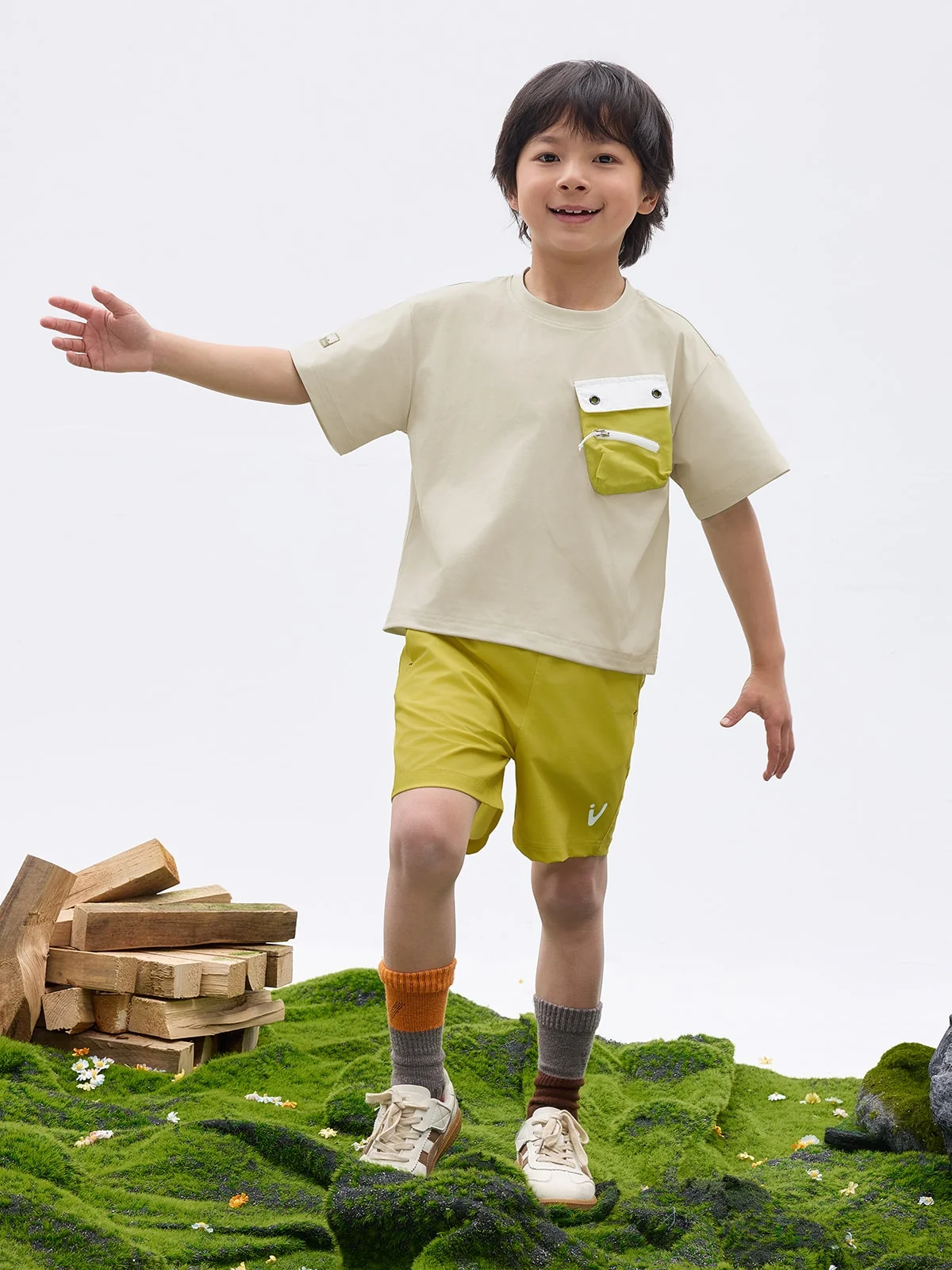 Kids' PocketJoy Quick Dry Easy-Care Tee - Image 2