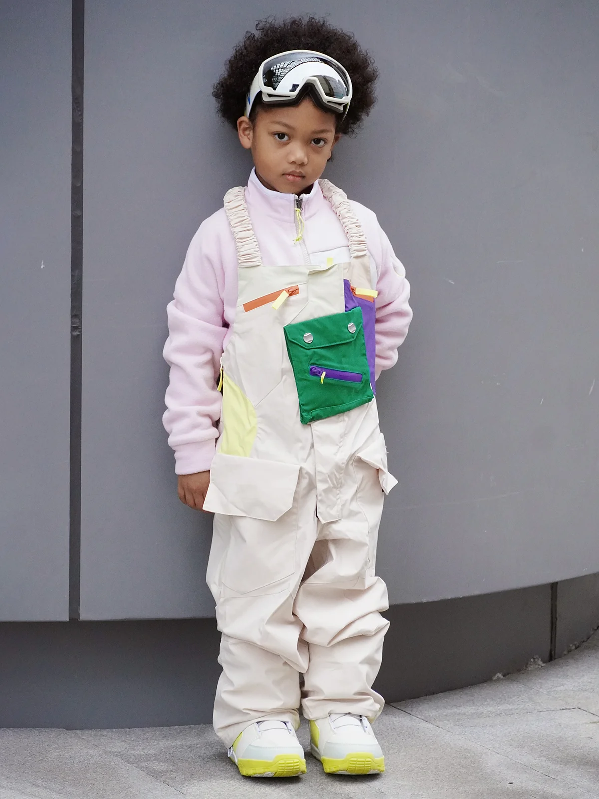 Kids' Snowpark Detachable Pocket Bib Pants