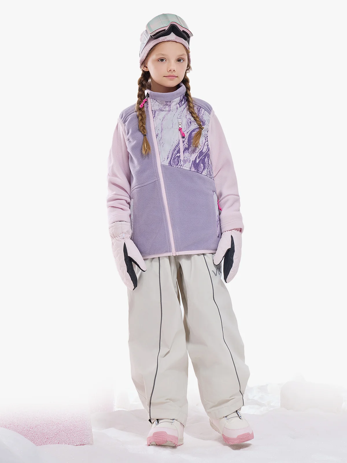 Kids' Snowpark Slash Fleece Vest - Image 3