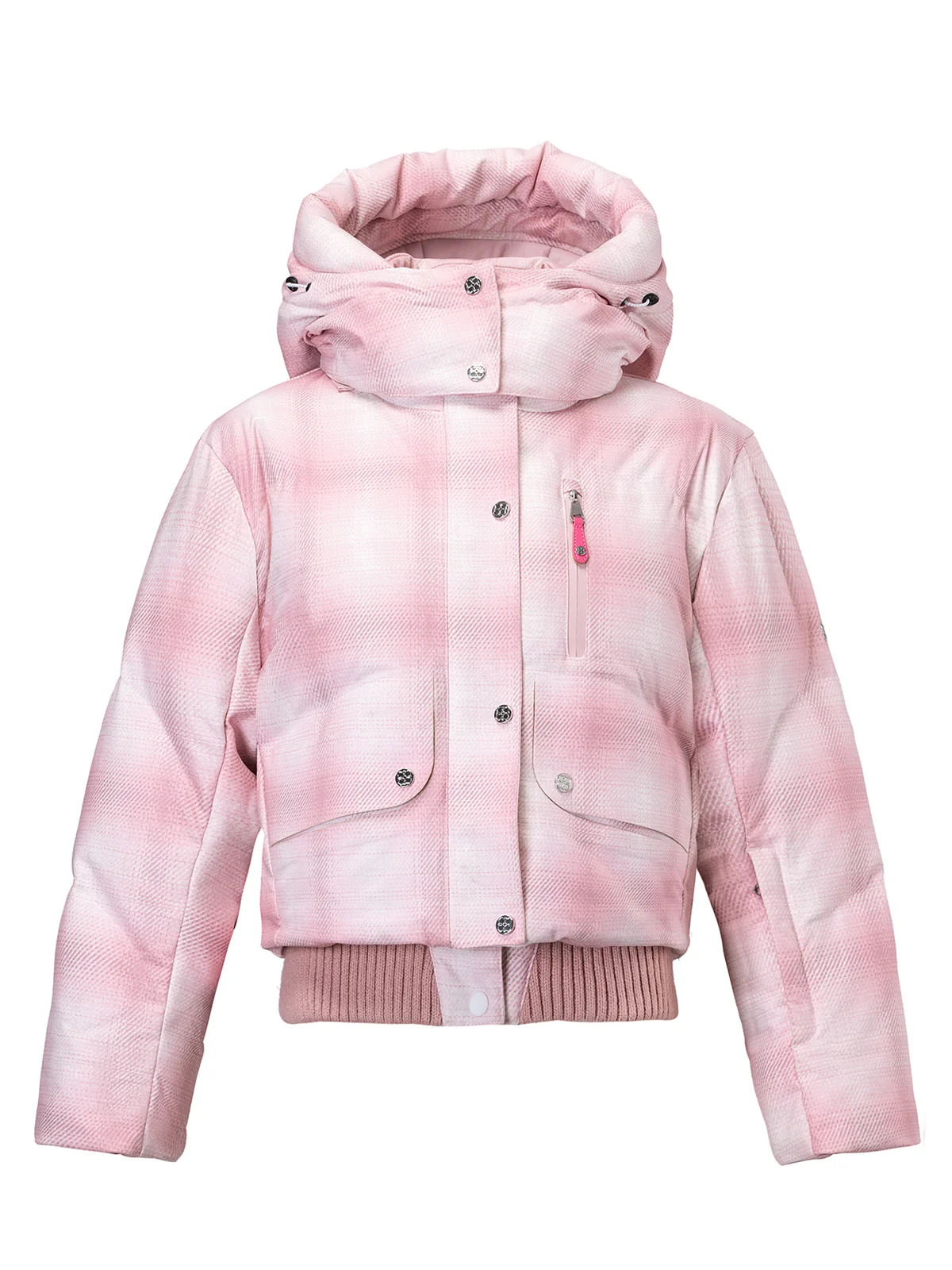 Kids' Tweed Cropped Puffer Jacket - Image 7