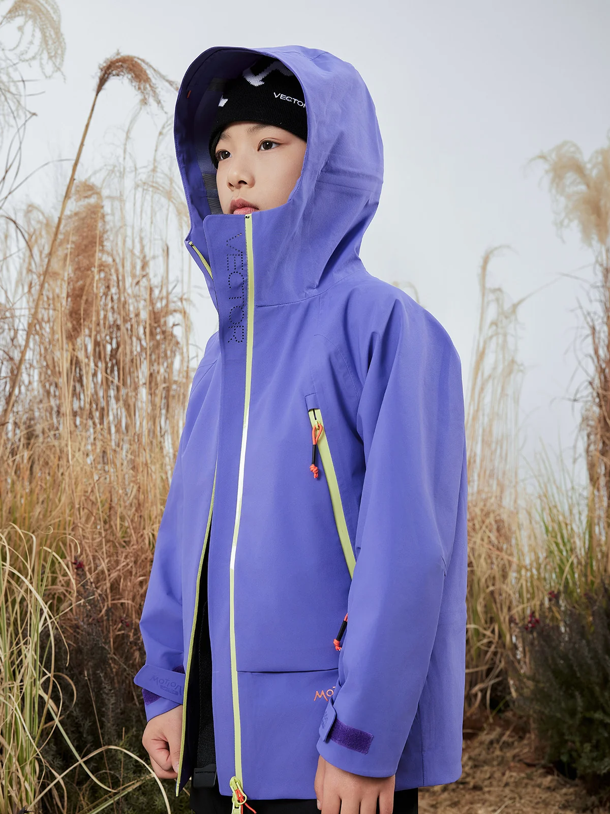 Kids' Zenith 3L Hardshell Rain Jacket - Image 10