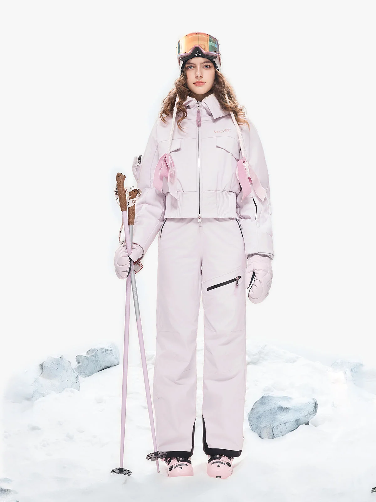 Macaron Cropped Down Jacket - Image 5