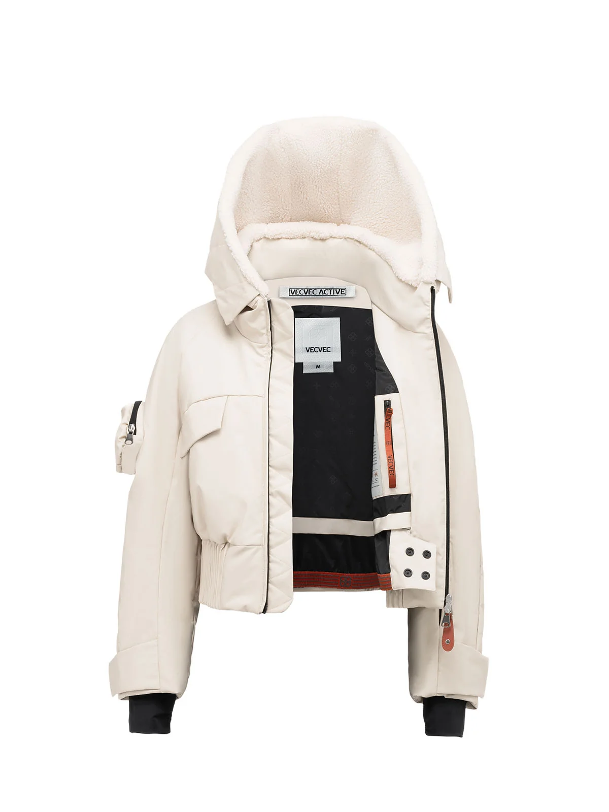 Macaron Cropped Down Jacket - Image 10