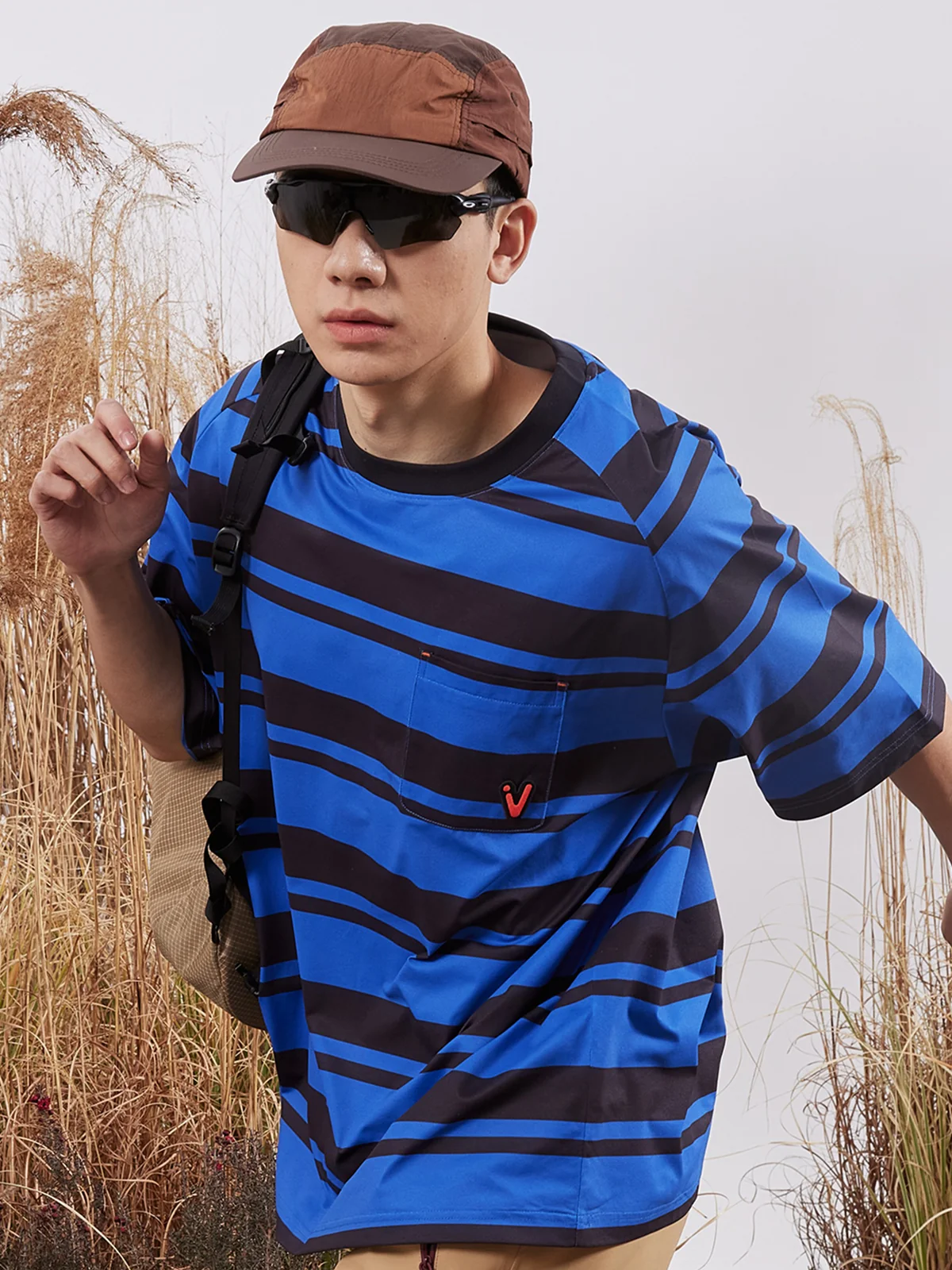 Men's Quick Dry Easy-Care Stripe Tee - Image 15