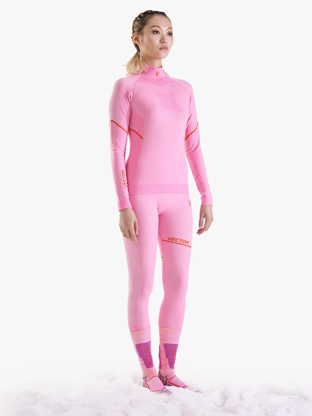 Women's Montagne Wool Seamless Base Layer Top - Image 3
