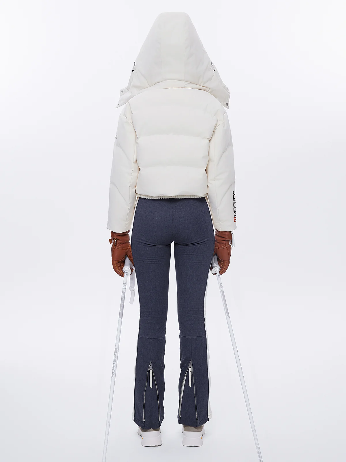 Tweed Cropped Puffer Jacket - Image 8