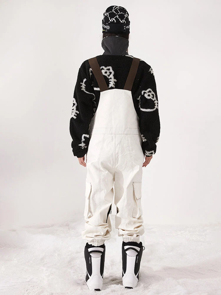 Women's Dusk Denim Bib Pants - Image 14