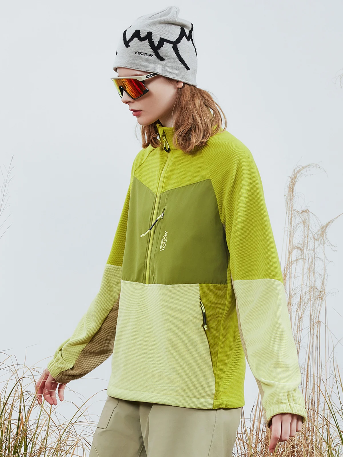 Women's Half-Zip Waffle Fleece - Image 3