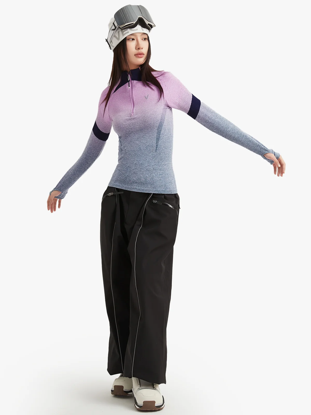 Women's Ombre Seamless Long Sleeve Top - Image 4