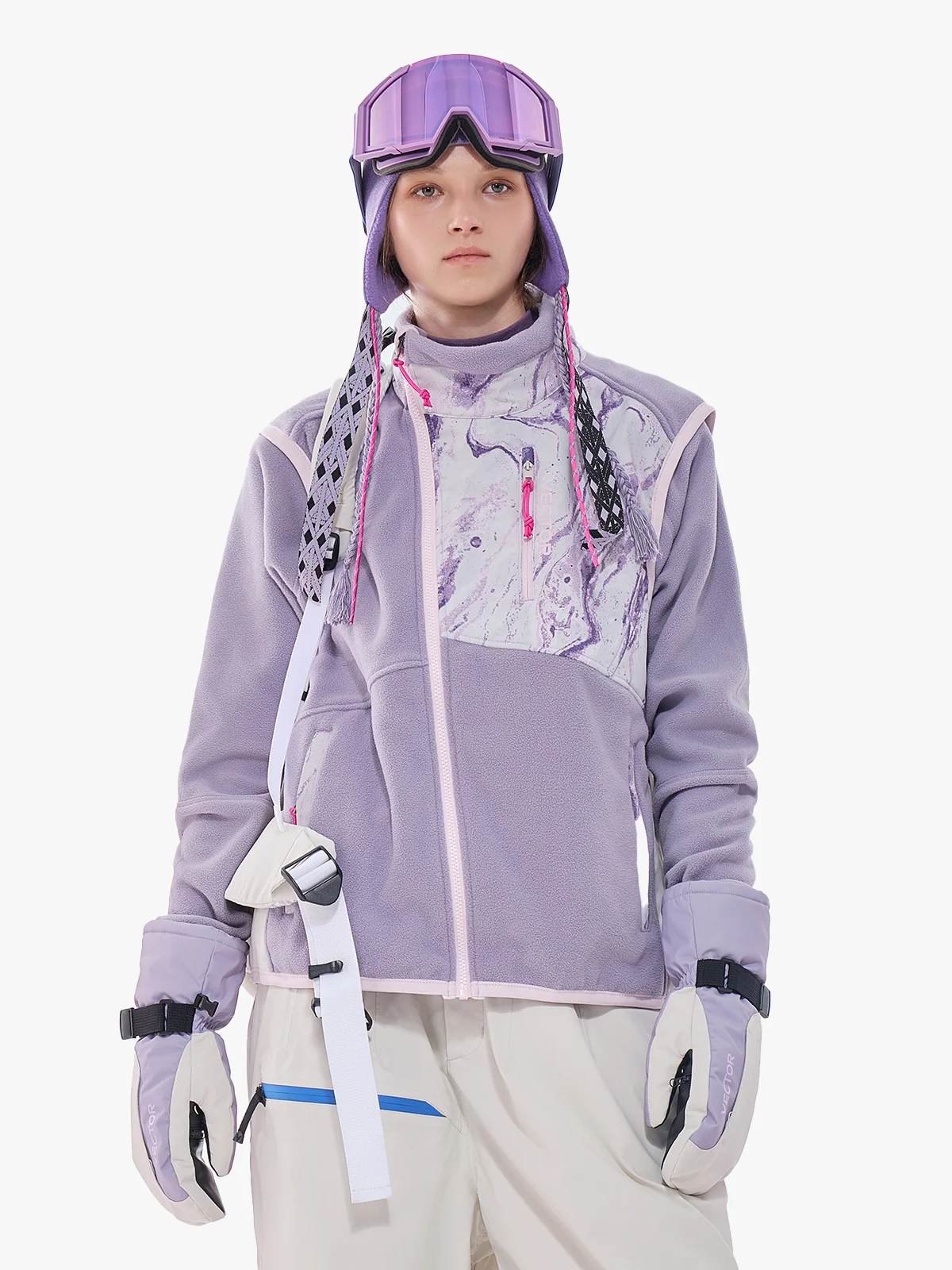 Snowpark Slash Fleece Vest - Image 3